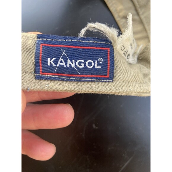 Kangol Cotton Twill Visor – Beige Khaki Adjustable - Picture 11 of 16
